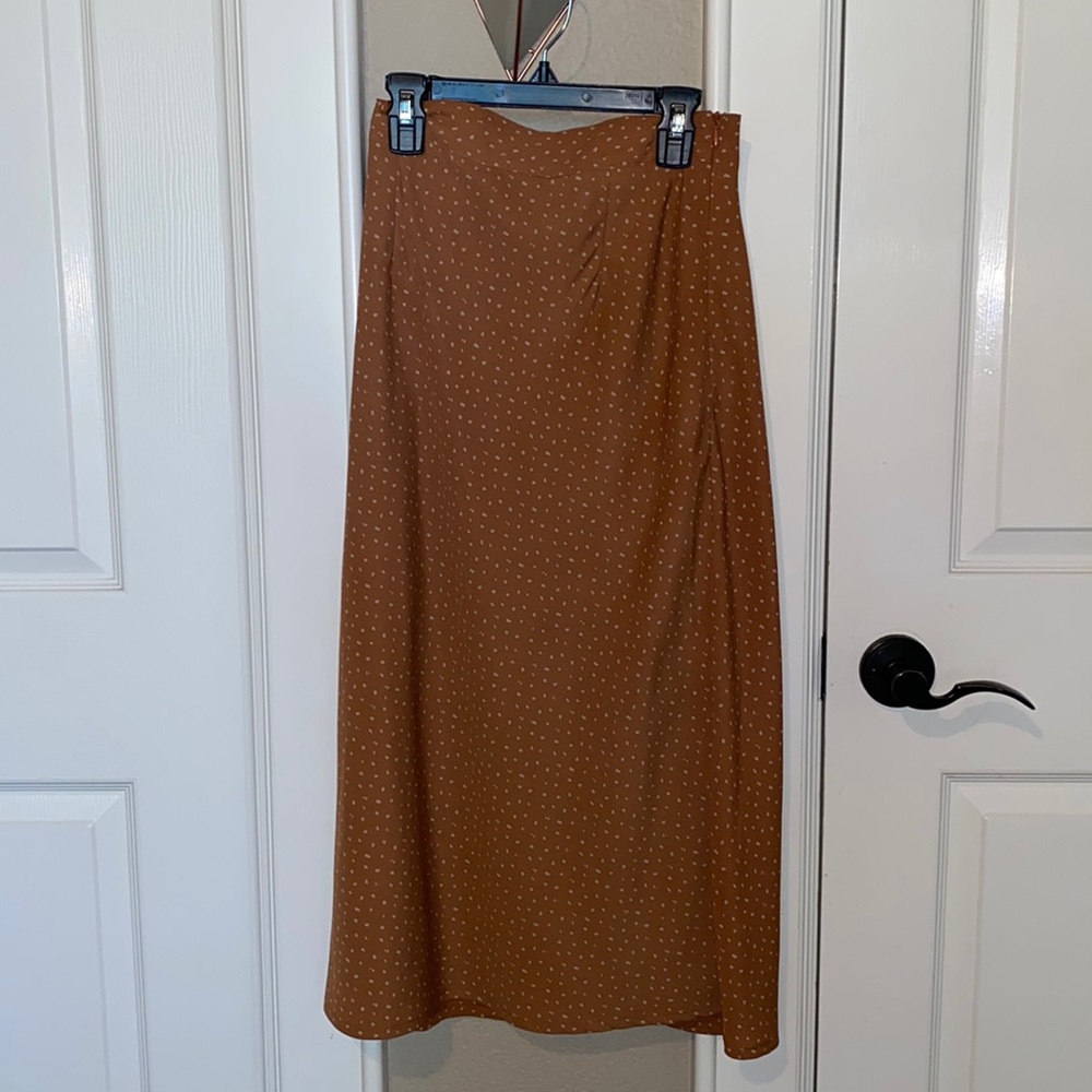 Speckled Midi Slirt